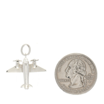 Tiffany Sterling Silver Airplane Charm 2 of 3