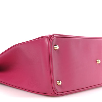 Christian Dior Smooth Calfskin Large Diorissimo Tote Fuchsia 11 of 12
