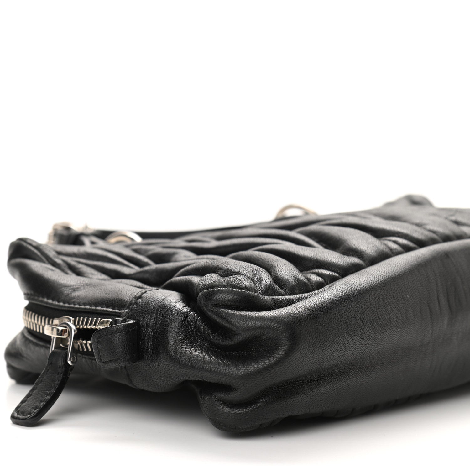 Miu Miu Nappa Matelasse Tote Black 7 of 11