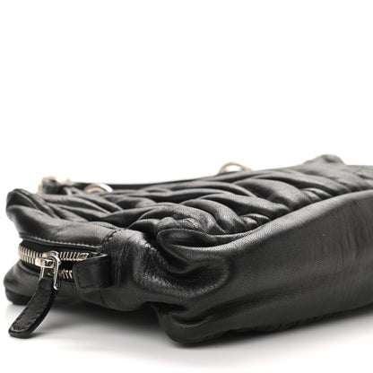 Miu Miu Nappa Matelasse Tote Black 7 of 11