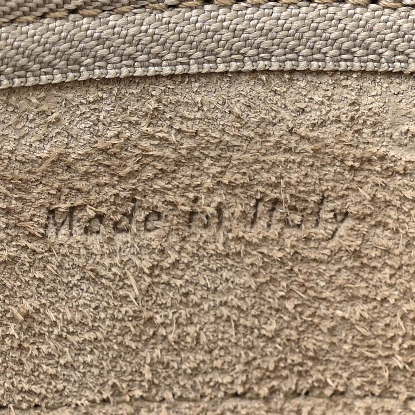 Grained Calfskin Nano Belt Bag Light Taupe
