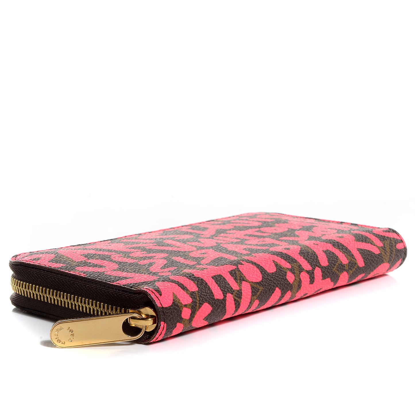 Monogram Graffiti Zippy Wallet Fuchsia
