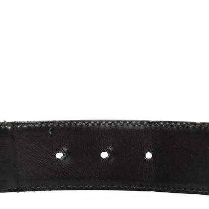 Gucci Calfskin Web Interlocking G Belt 100 40 Navy 3 of 6