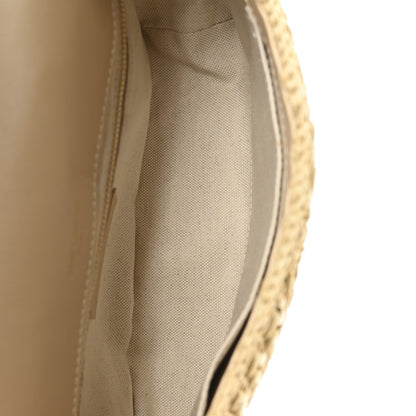Saint Laurent Raffia Monogram Medium Jamie Natural Avorio 5 of 10