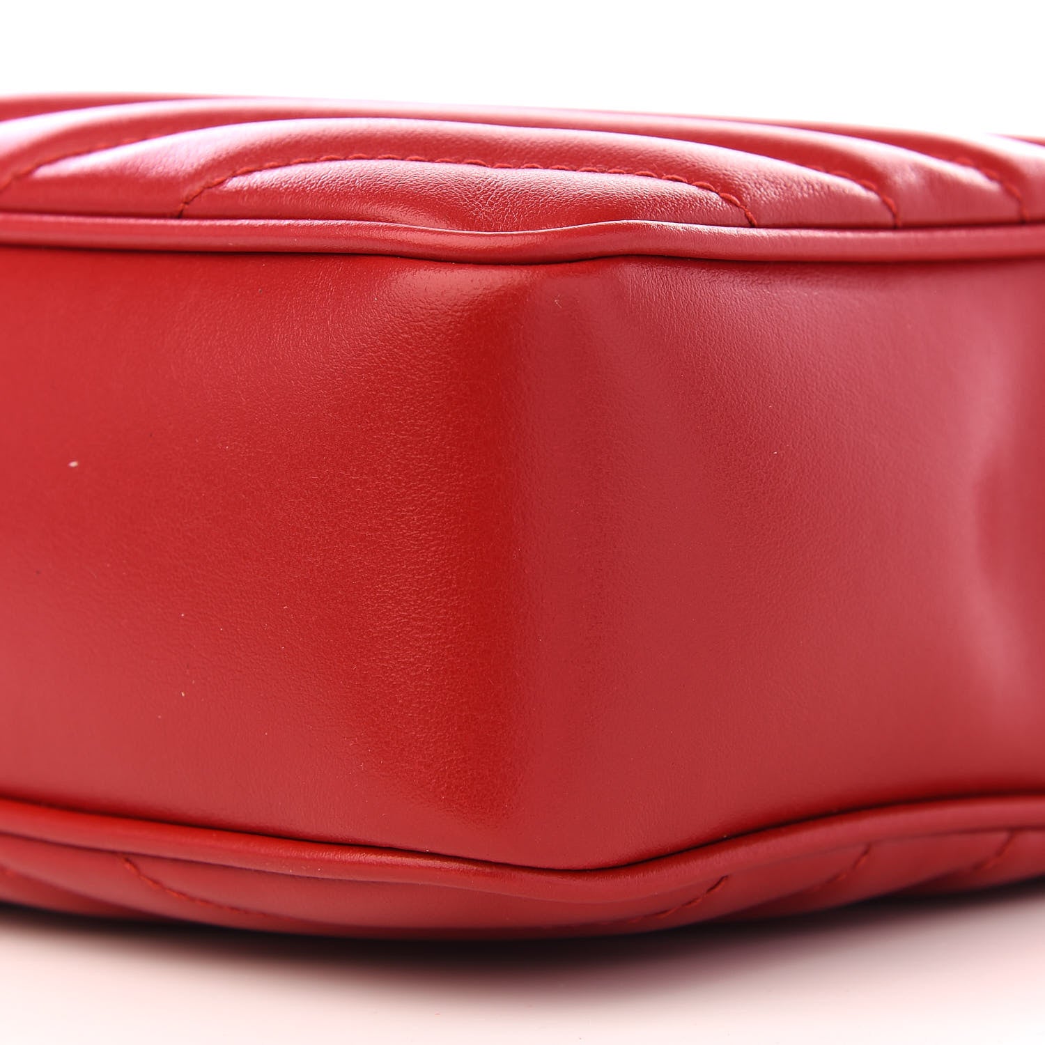 Saint Laurent Calfskin Matelasse Monogram Lou Camera Bag Rouge Eros 7 of 8