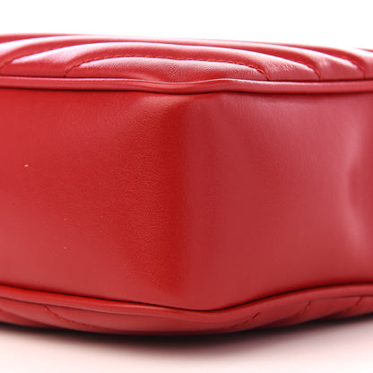 Saint Laurent Calfskin Matelasse Monogram Lou Camera Bag Rouge Eros 7 of 8