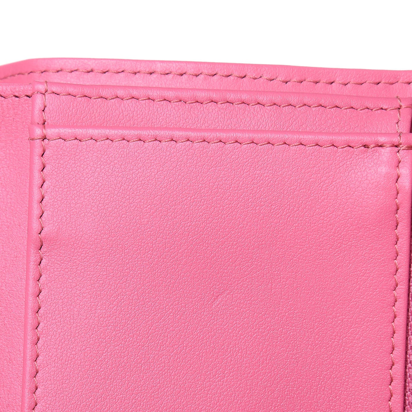 Caviar Quilted Medium Flap Wallet Pink