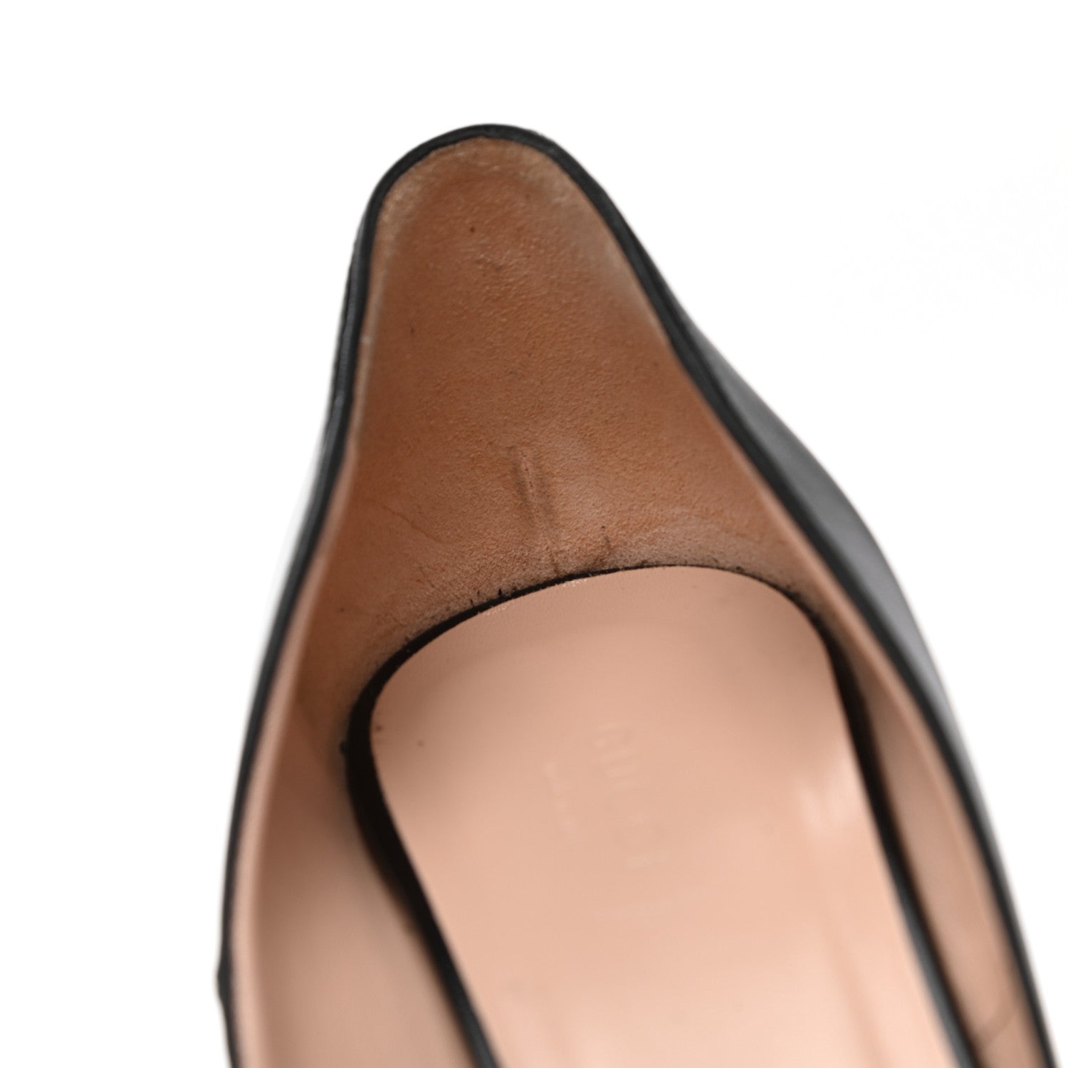 Gucci Calfskin Pearl Embellished Pumps 40 Black 10 of 14