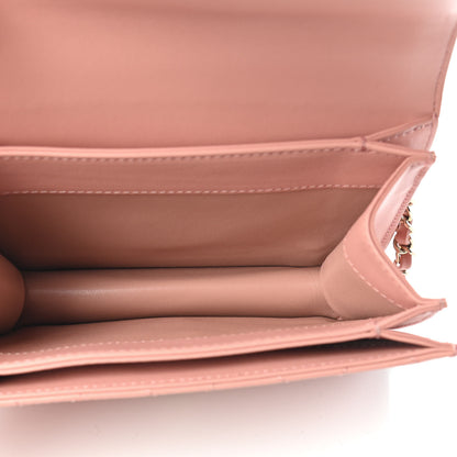 Chanel Calfskin Quilted Coco Lady Flap Dark Pink 5 of 9