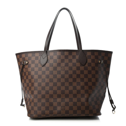 Louis Vuitton Damier Ebene Neo Neverfull MM Rose Ballerine 3 of 11