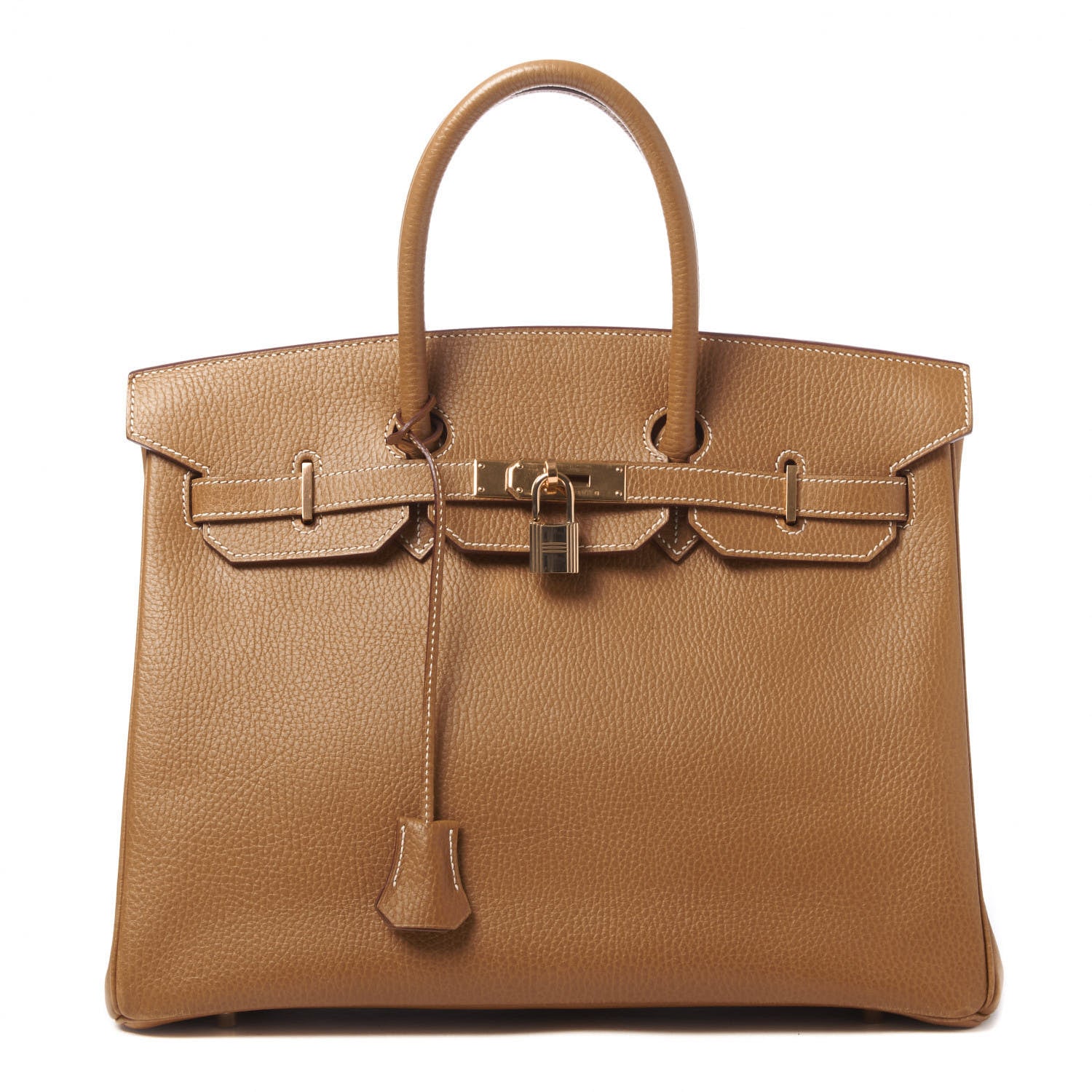 Hermes Ardennes Birkin 35 Gold 1 of 33