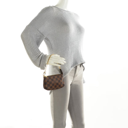 Louis Vuitton Damier Ebene Mini Pochette Accessories 2 of 7