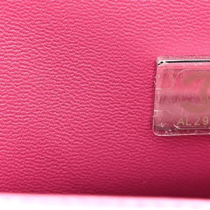 Chanel Metallic Tweed Quilted Mini Rectangular Flap Pink 7 of 13