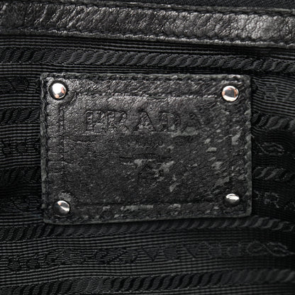 Prada Vitello Daino Tote Black 5 of 12
