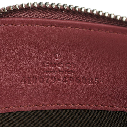 Gucci GG Supreme Monogram Blooms Small Zip Pouch Beige Multicolor Dry Rose 6 of 6