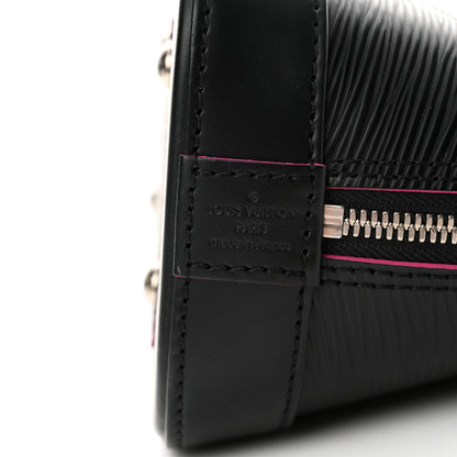 Louis Vuitton Epi Alma BB Black Hot Pink 6 of 12