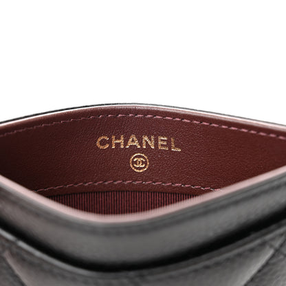 Chanel Caviar Quilted Card Holder Black 6 of 9