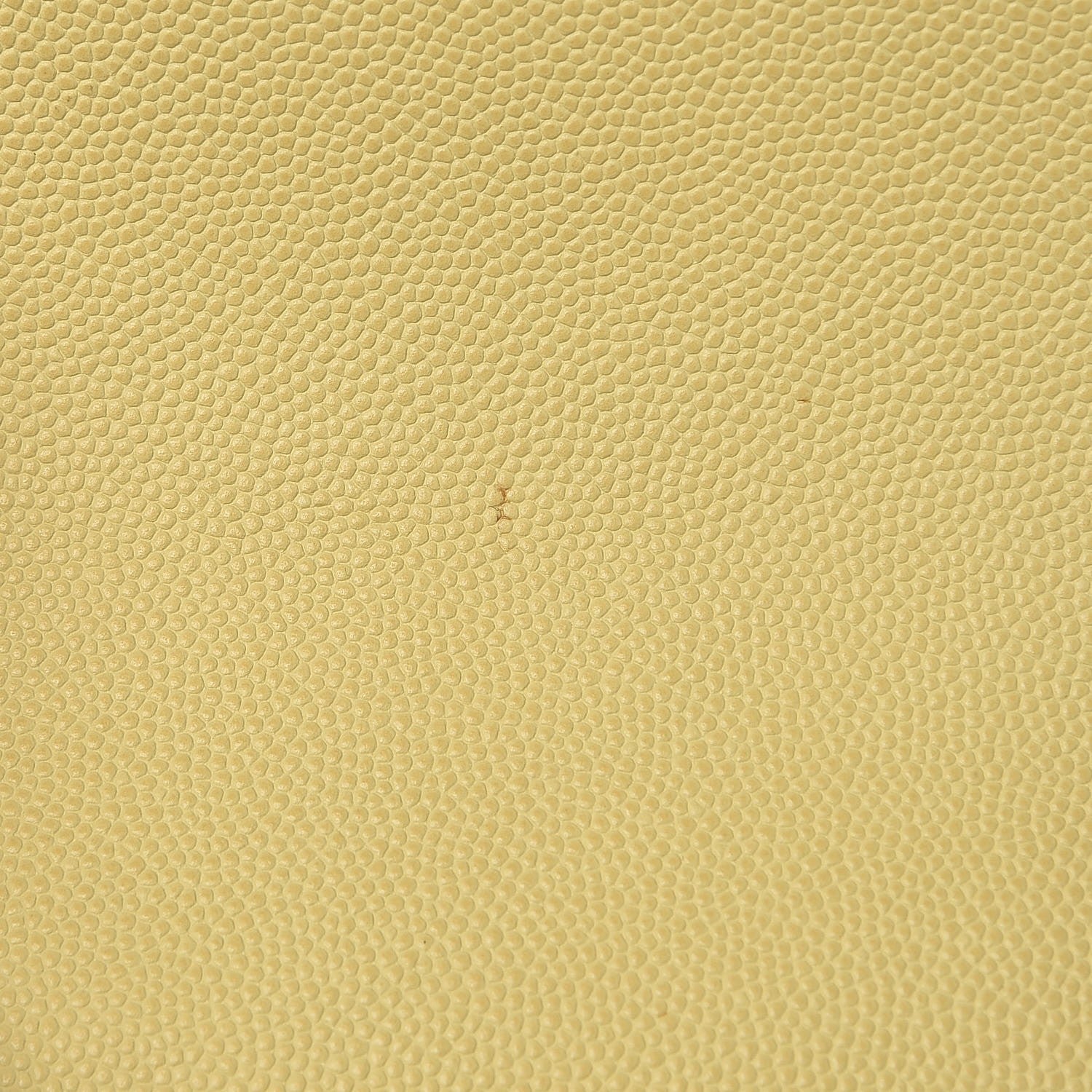 Chanel Caviar Quilted Mini Rectangular Flap Light Yellow 6 of 9