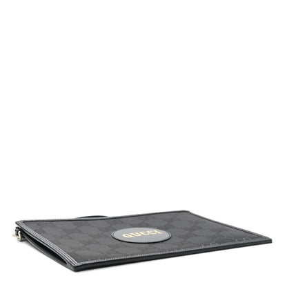 Gucci Econyl Nylon Monogram Off The Grid Zip Pouch Black 4 of 8