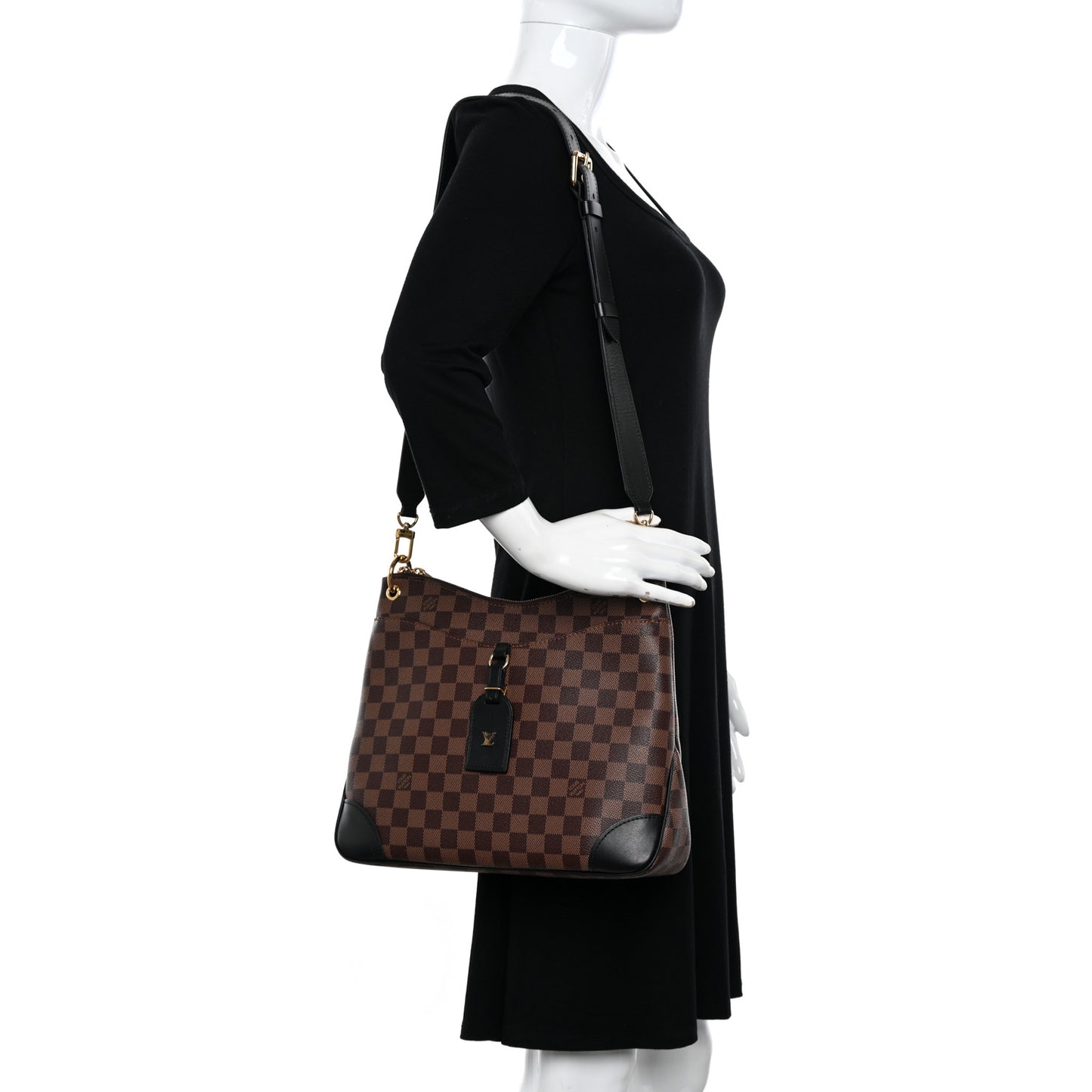 Damier Ebene Odeon MM Black