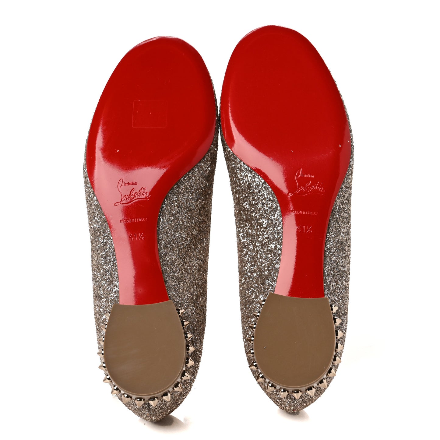 Glitter La Massine Flat 41.5 Perle