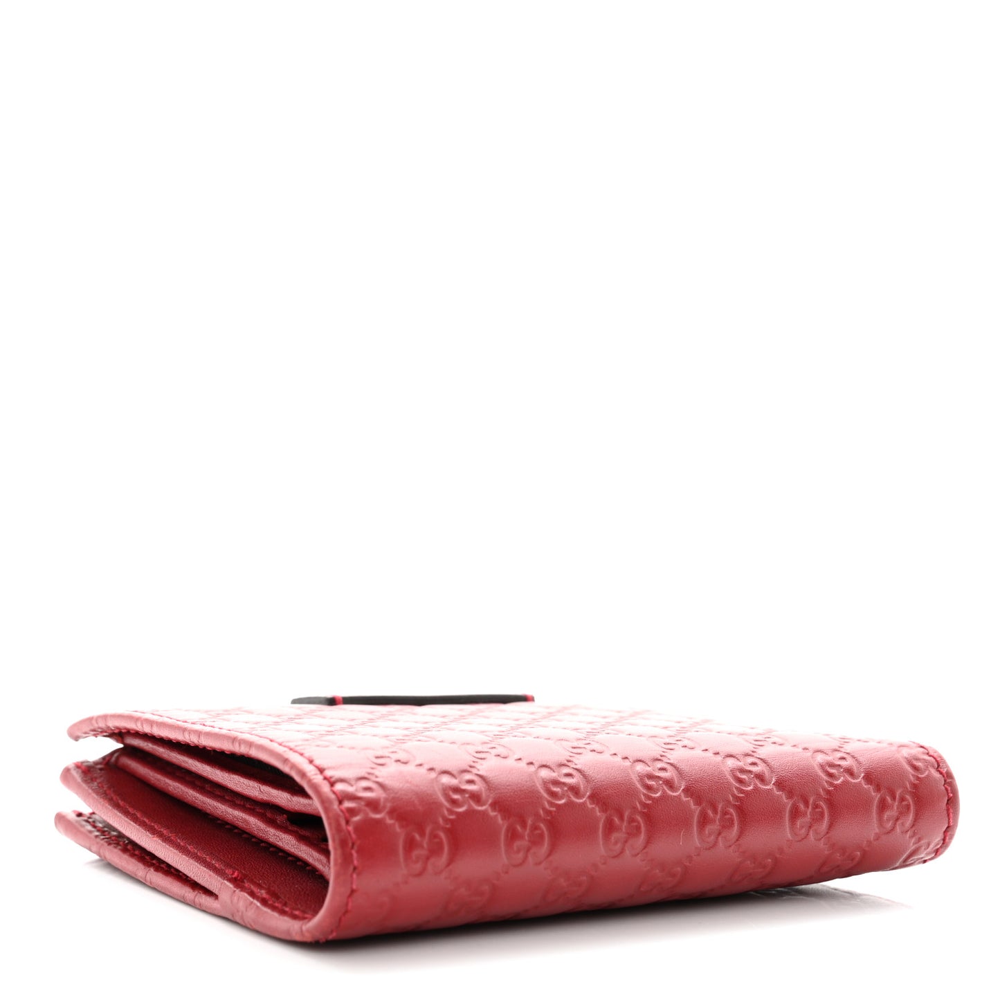 Microguccissima Bi-Fold Wallet Red