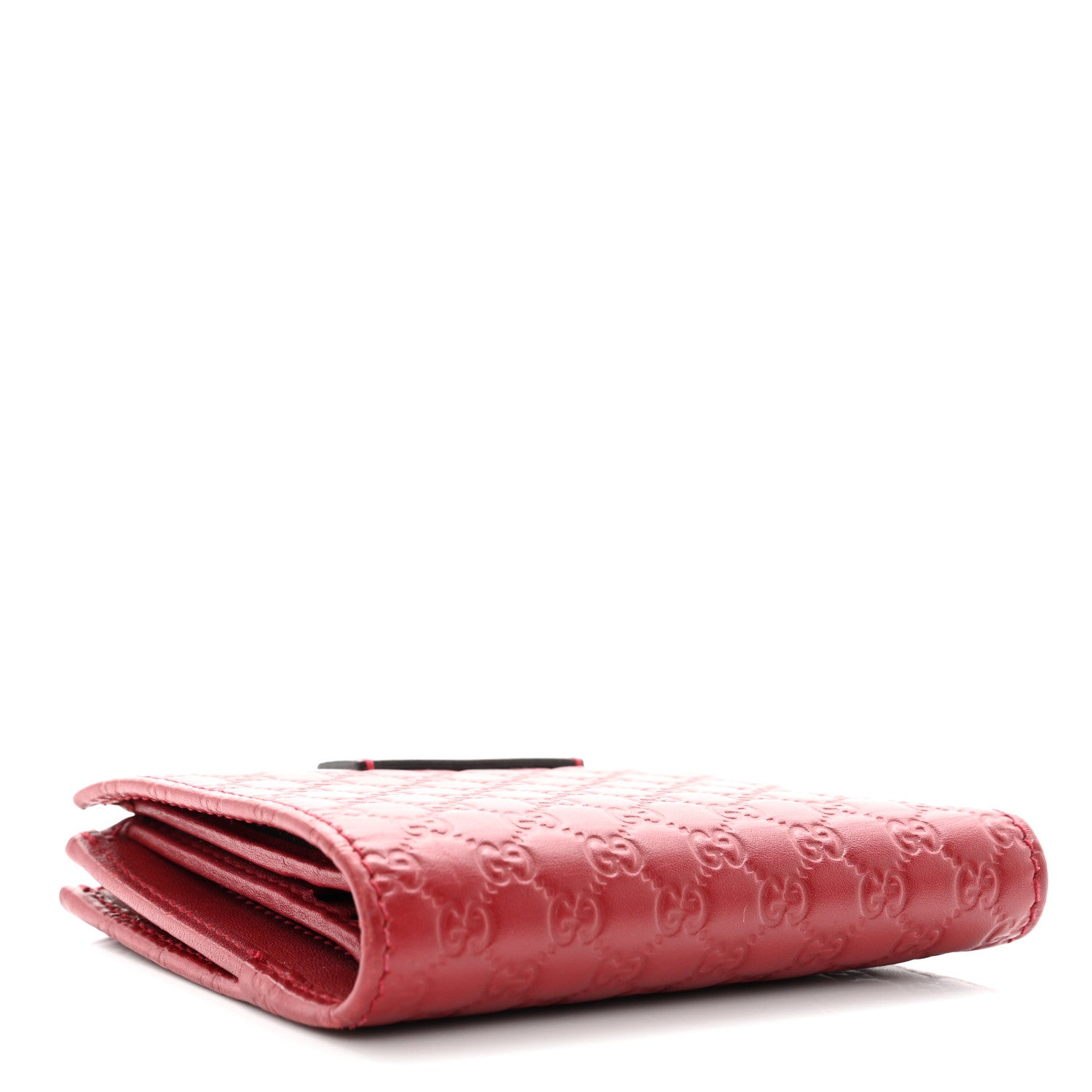 Gucci Microguccissima Bi-Fold Wallet Red 3 of 7