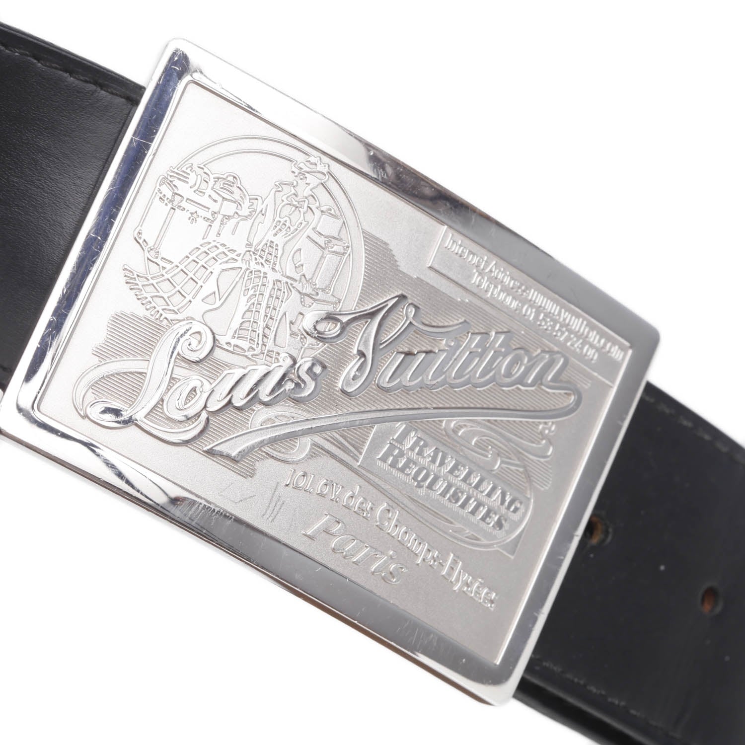 Louis Vuitton Jeans Calfskin Belt 85 34 5 of 8