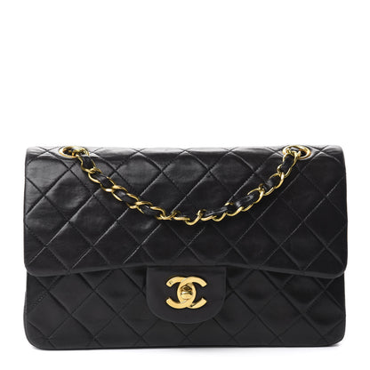 Chanel Lambskin Quilted Small Double Flap Black 1 of 16
