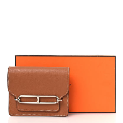 Hermes Evercolor Roulis Slim Wallet Gold 16 of 16