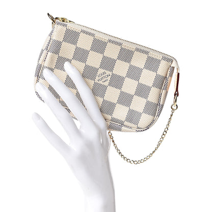 Louis Vuitton Damier Azur Mini Pochette Accessories 2 of 8