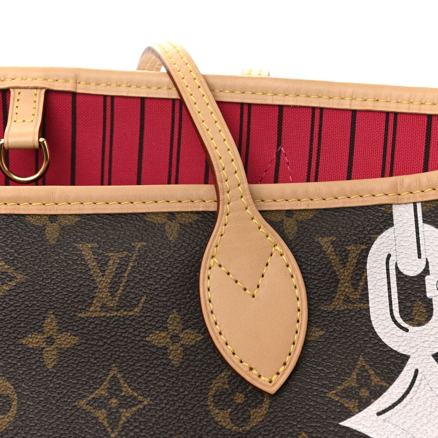 Louis Vuitton Monogram Bay Neverfull MM Rose Ballerine Poppy 16 of 16
