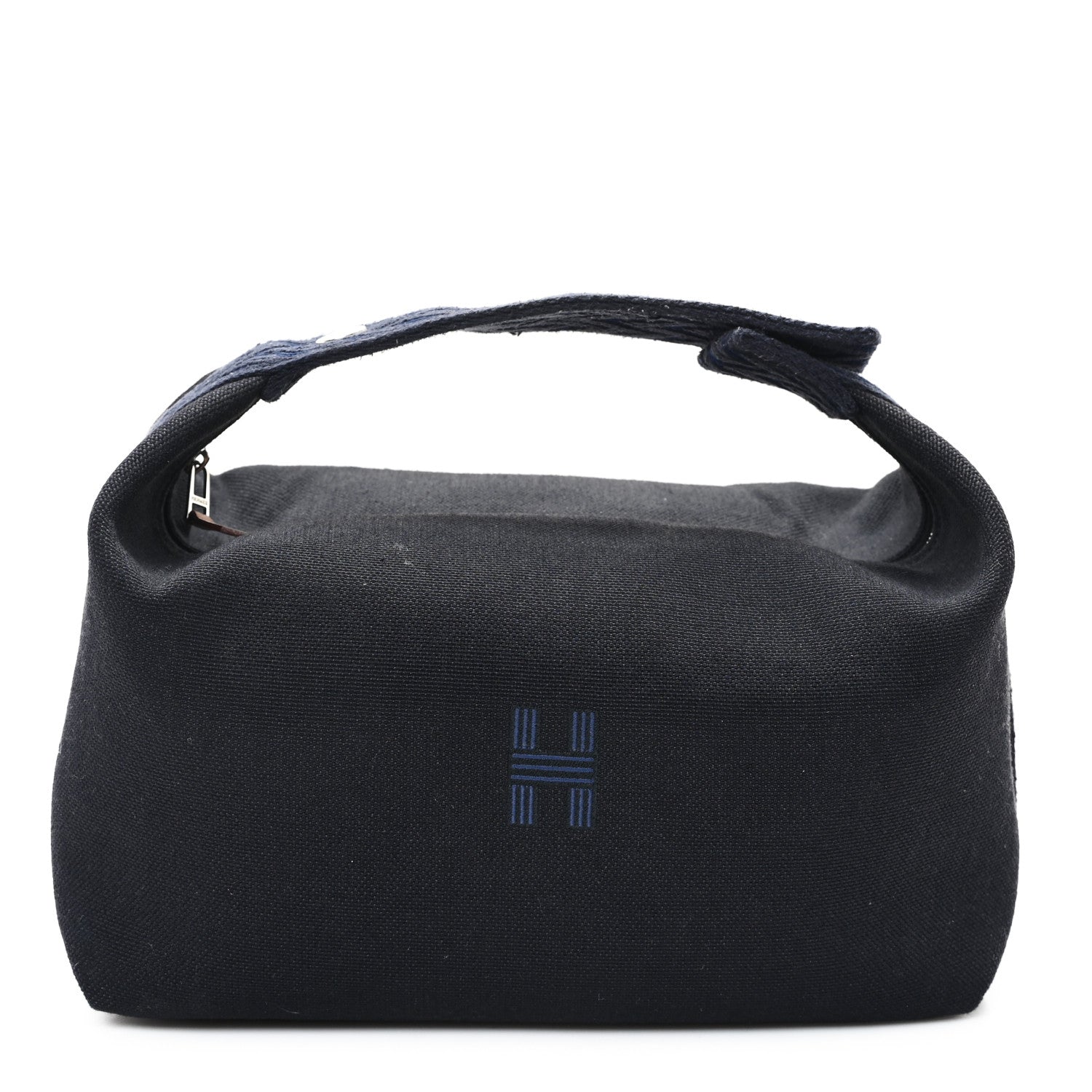 Hermes Canvas Large Bride-A-Brac Pouch Bleu Nuit 1 of 7