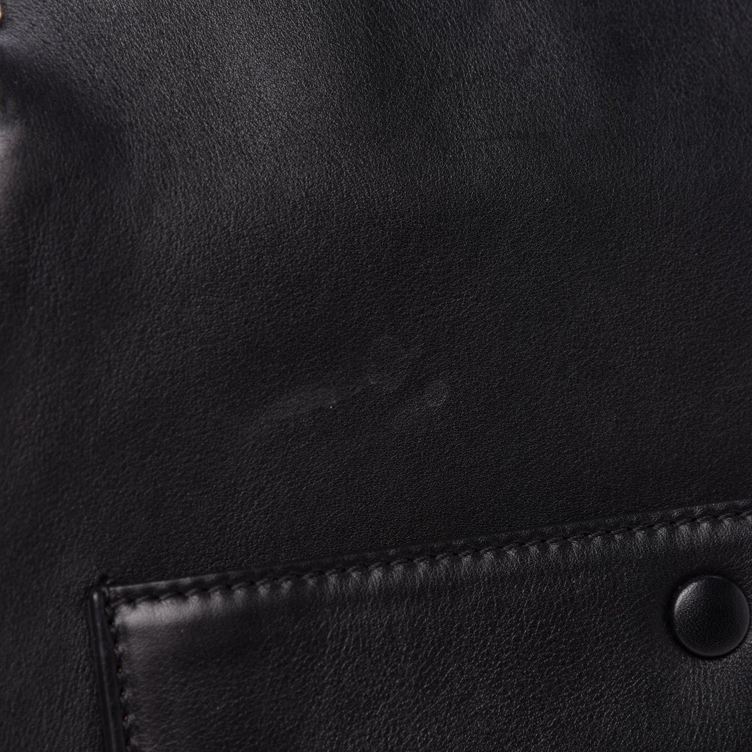 Celine Supple Calfskin Medium Bi-Color Edge Shoulder Bag Emerald 10 of 10