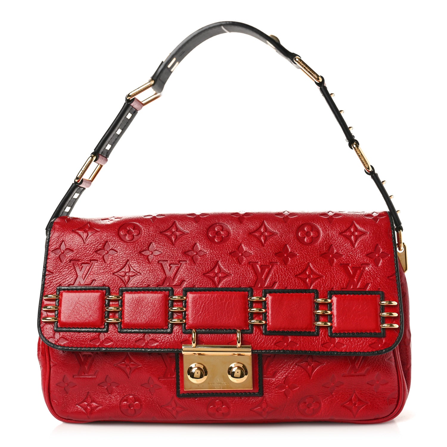 Louis Vuitton Deerskin Embossed Monogram My Deer Rebelle Red 1 of 12