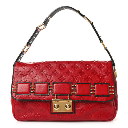 Louis Vuitton Deerskin Embossed Monogram My Deer Rebelle Red 1 of 12
