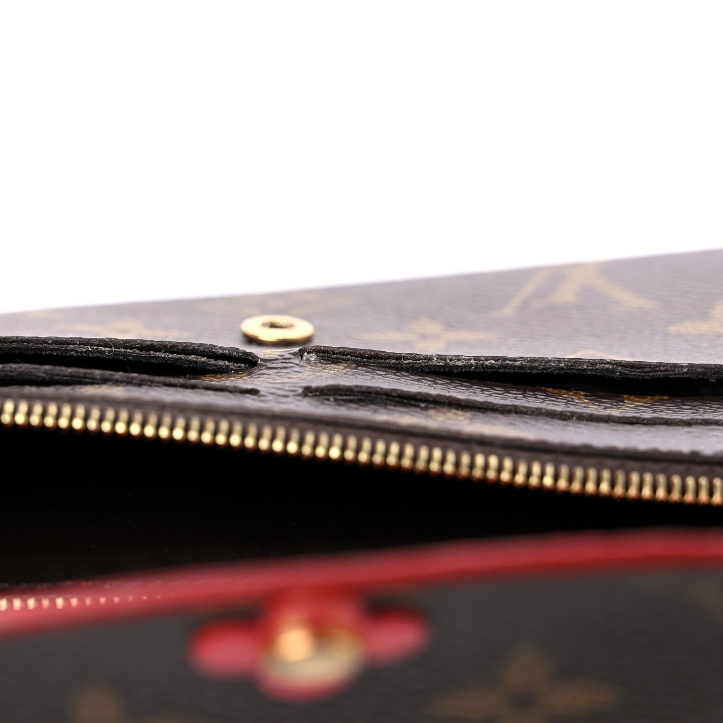 Monogram Bloom Flower Emilie Wallet Coquelicot