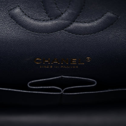 Chanel Caviar Quilted Medium Double Flap Navy 6 of 10