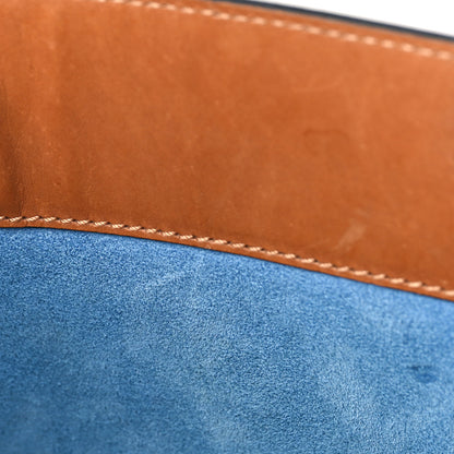 Loewe Calfskin Double Handle Square Tote Camel Capri Blue 10 of 12