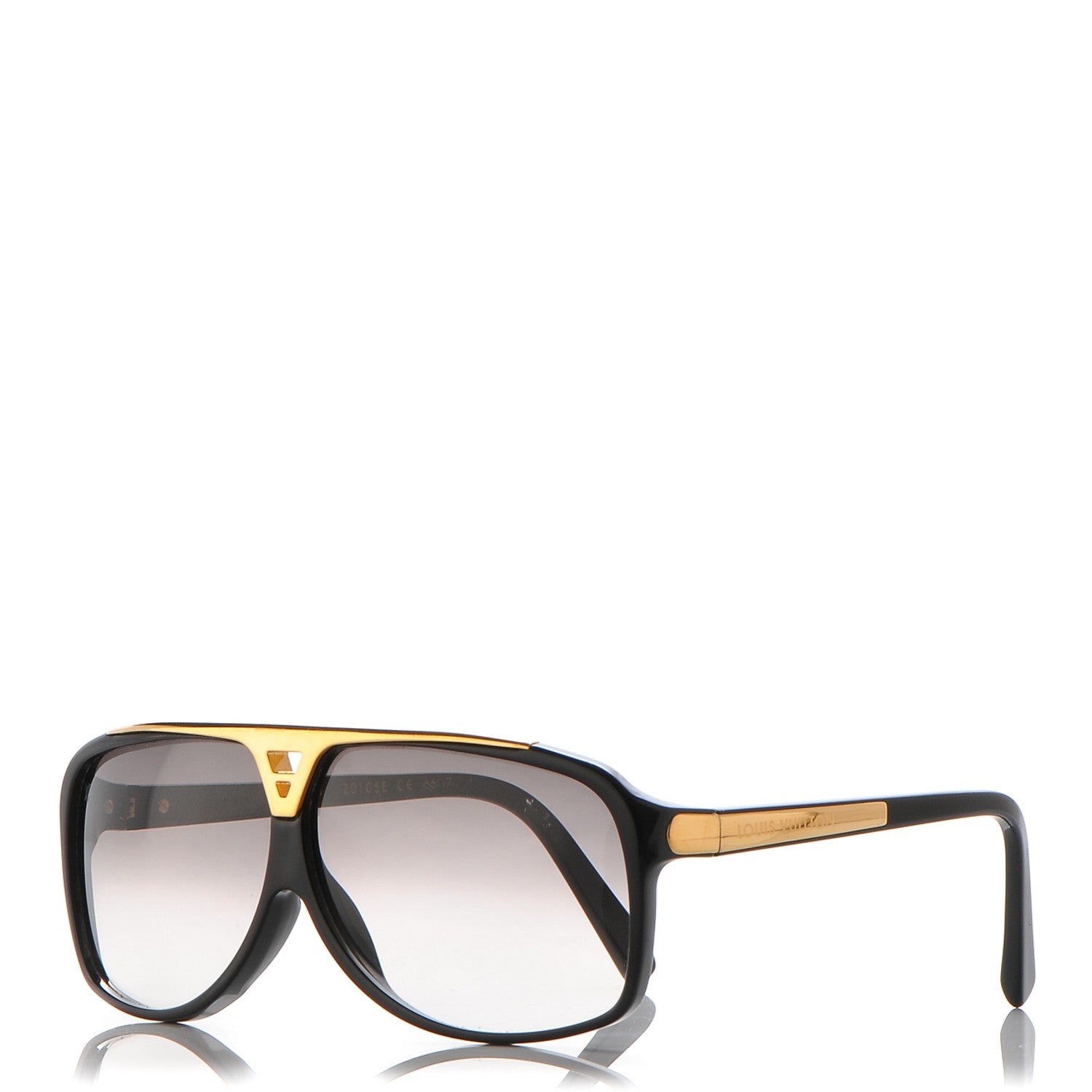 Louis Vuitton Acetate Evidence Sunglasses Z0105E Black 1 of 6