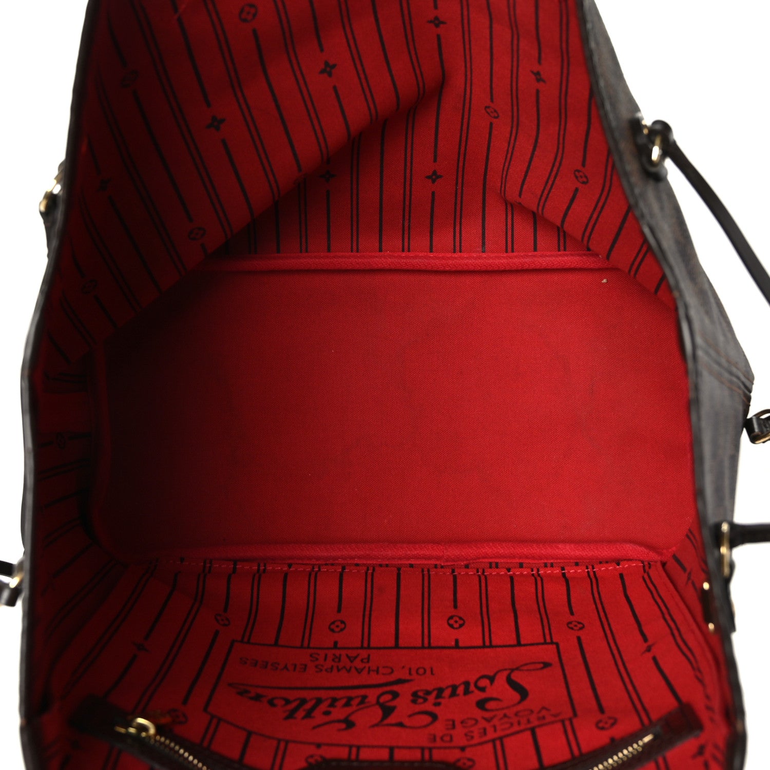 Louis Vuitton Damier Ebene Neverfull MM 5 of 9