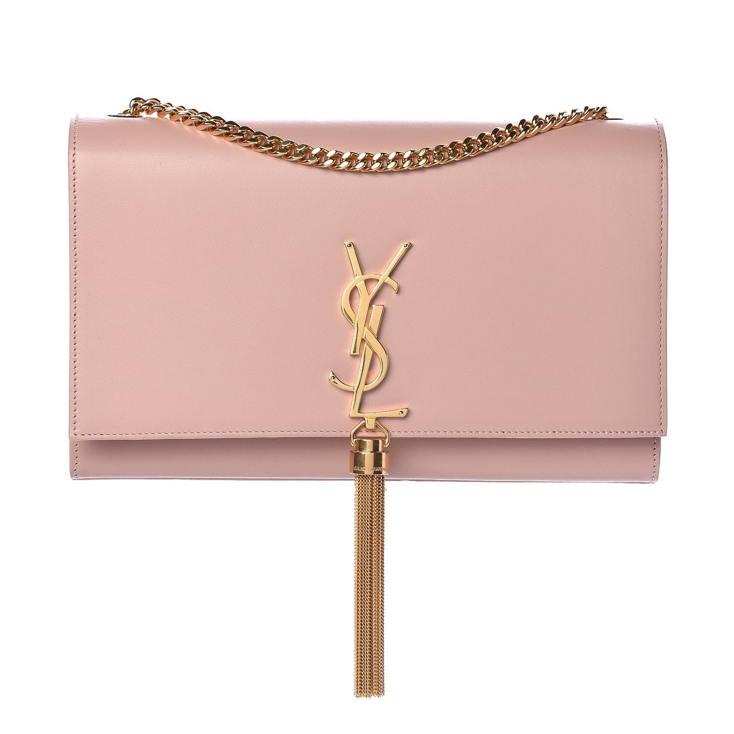 Saint Laurent Smooth Calfskin Medium Classic Monogram Kate Tassel Satchel Pink 1 of 8