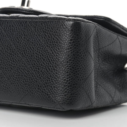 Chanel Caviar Quilted Mini Square Flap Black 9 of 9