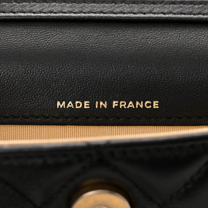 Chanel Lambskin Quilted Pearl Crush Clutch With Chain Black 7 of 12