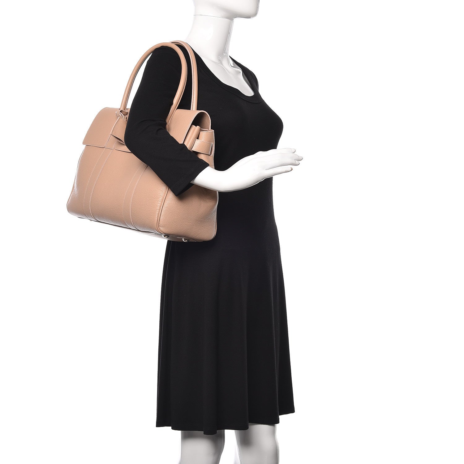Mulberry Classic Grain Small New Bayswater Rosewater 2 of 10
