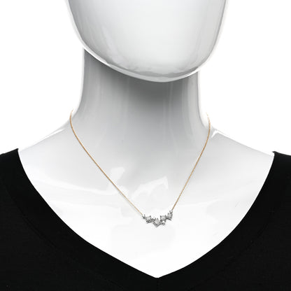 David Yurman 18K Yellow White Gold Diamond Precious Chatelaine Necklace 2 of 4