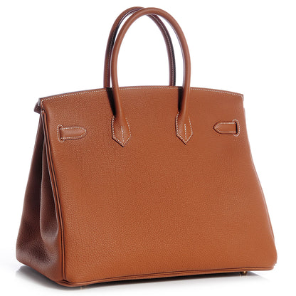 Hermes Togo Birkin 35 Gold 2 of 23