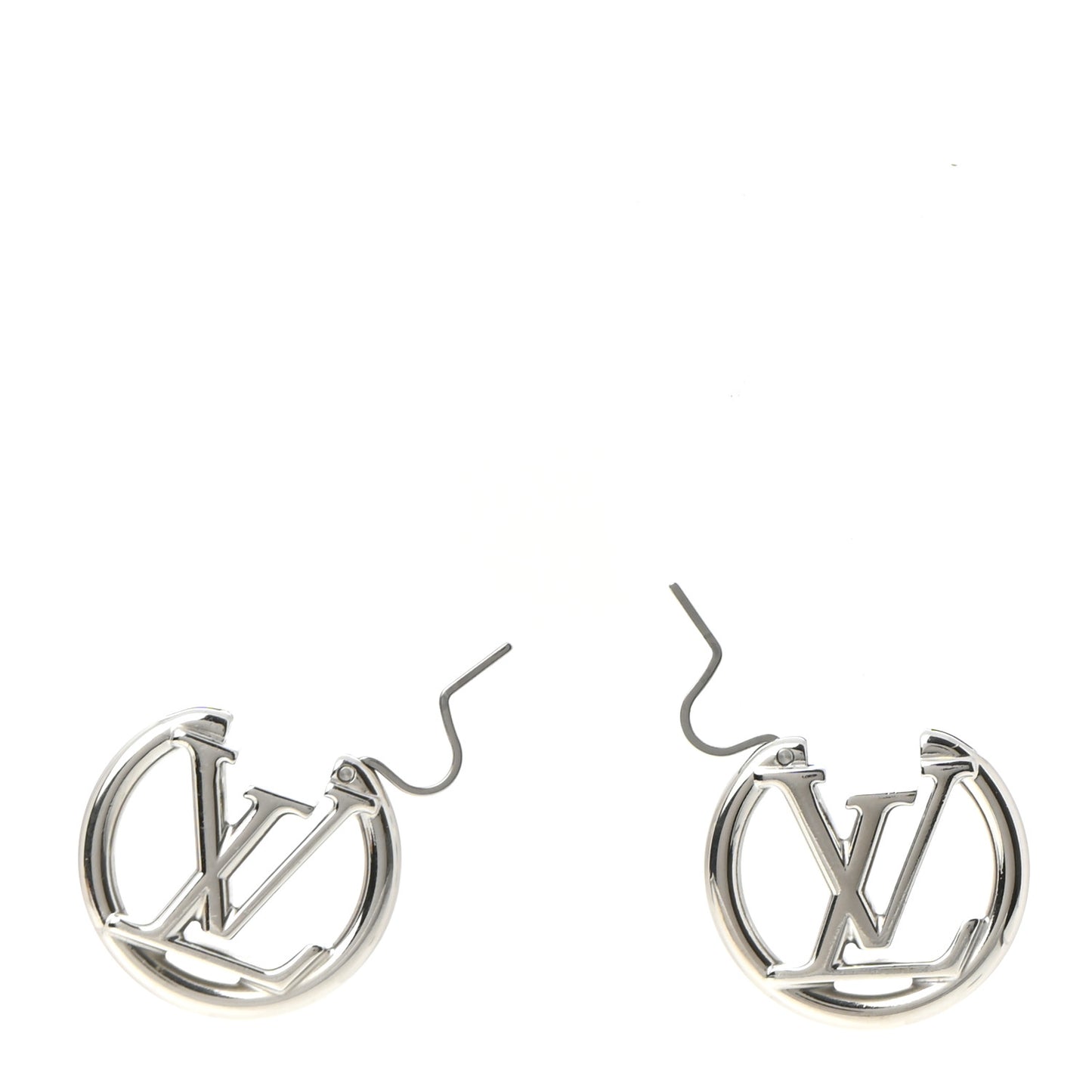 Palladium Small Louise Hoop Earrings Silver