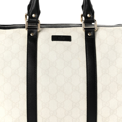 Gucci GG Plus Monogram Medium Joy Boston White Black 8 of 11