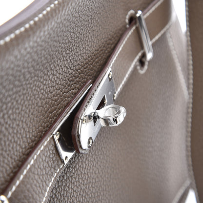 Hermes Taurillon Clemence Jypsiere 31 Etoupe 10 of 11